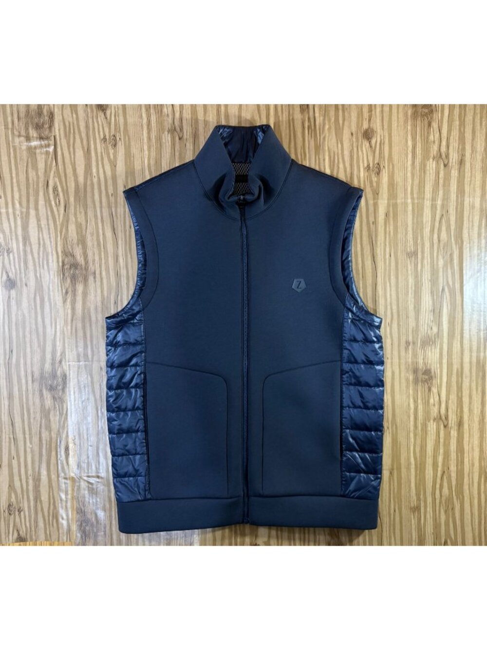 Z Zegna quilted vest size S color dark blue NWT mspr $495